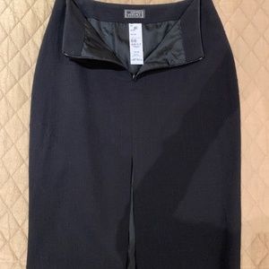 Black Gianni Versace Pencil Skirt Size 40